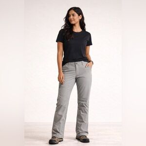 Arc’teryx Rampart Pants women’s gray lightweight hiking outdoor trekking Size 4